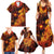 Fire Skull Family Matching Summer Maxi Dress and Hawaiian Shirt You inspire my Inner serial Killed - Wonder Print Shop