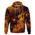 Fire Skull Hoodie You inspire my Inner serial Killed - Wonder Print Shop