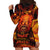 Fire Skull Hoodie Dress You inspire my Inner serial Killed - Wonder Print Shop