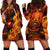 Fire Skull Hoodie Dress You inspire my Inner serial Killed - Wonder Print Shop