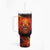 Fire Skull Tumbler With Handle You inspire my Inner serial Killed