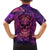 Fire Skull Family Matching Long Sleeve Bodycon Dress and Hawaiian Shirt The Only Thing That Can Stop Me Is Me - Wonder Print Shop