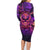 Fire Skull Family Matching Long Sleeve Bodycon Dress and Hawaiian Shirt The Only Thing That Can Stop Me Is Me - Wonder Print Shop