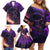 Fire Skull Family Matching Off Shoulder Short Dress and Hawaiian Shirt The Only Thing That Can Stop Me Is Me - Wonder Print Shop