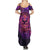 Fire Skull Family Matching Summer Maxi Dress and Hawaiian Shirt The Only Thing That Can Stop Me Is Me - Wonder Print Shop