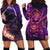 Fire Skull Hoodie Dress The Only Thing That Can Stop Me Is Me - Wonder Print Shop