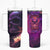 Fire Skull Tumbler With Handle The Only Thing That Can Stop Me Is Me