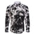 Skull Family Matching Long Sleeve Bodycon Dress and Hawaiian Shirt Inequitable Spirit - Wonder Print Shop