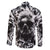 Skull Family Matching Long Sleeve Bodycon Dress and Hawaiian Shirt Inequitable Spirit - Wonder Print Shop