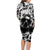 Skull Family Matching Long Sleeve Bodycon Dress and Hawaiian Shirt Inequitable Spirit - Wonder Print Shop