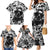 Skull Family Matching Mermaid Dress and Hawaiian Shirt Inequitable Spirit - Wonder Print Shop