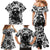 Skull Family Matching Mermaid Dress and Hawaiian Shirt Inequitable Spirit - Wonder Print Shop