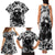 Skull Family Matching Tank Maxi Dress and Hawaiian Shirt Inequitable Spirit - Wonder Print Shop