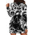 Skull Hoodie Dress Inequitable Spirit - Wonder Print Shop