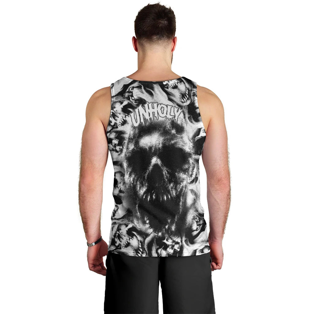 Skull Men Tank Top Inequitable Spirit - Wonder Print Shop