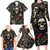 Skull Roses Family Matching Long Sleeve Bodycon Dress and Hawaiian Shirt Never Say Die - Wonder Print Shop