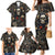 Skull Roses Family Matching Mermaid Dress and Hawaiian Shirt Never Say Die - Wonder Print Shop