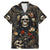 Skull Roses Family Matching Mermaid Dress and Hawaiian Shirt Never Say Die - Wonder Print Shop