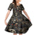 Skull Roses Family Matching Puletasi Dress and Hawaiian Shirt Never Say Die - Wonder Print Shop