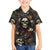 Skull Roses Family Matching Puletasi Dress and Hawaiian Shirt Never Say Die - Wonder Print Shop