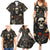 Skull Roses Family Matching Summer Maxi Dress and Hawaiian Shirt Never Say Die - Wonder Print Shop