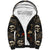 Skull Roses Sherpa Hoodie Never Say Die - Wonder Print Shop