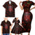 Skull Roses Family Matching Short Sleeve Bodycon Dress and Hawaiian Shirt You Are Not Hard To Love - Wonder Print Shop