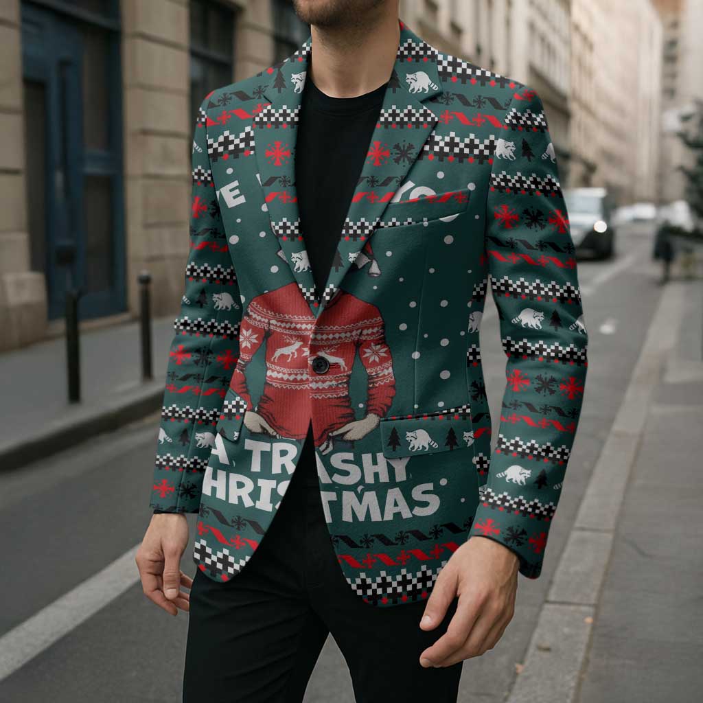 A Trashy Christmas Blazer Xmas Holiday Patterns - Wonder Print Shop