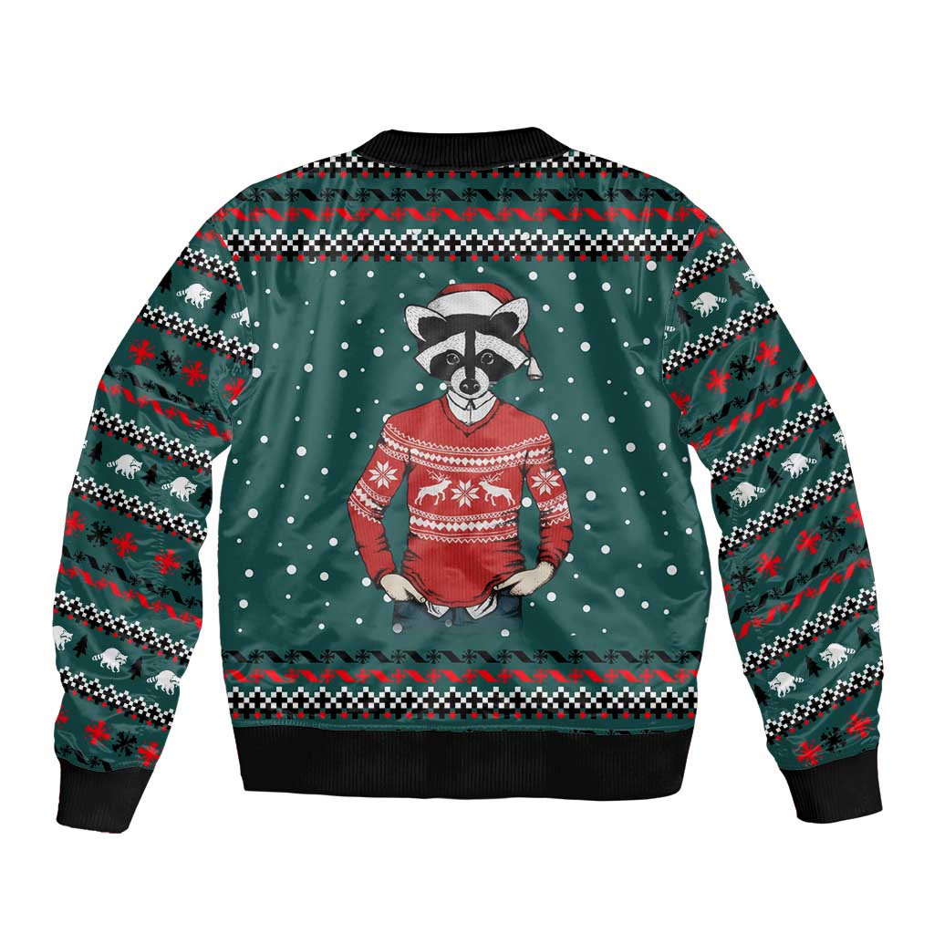 A Trashy Christmas Bomber Jacket Xmas Holiday Patterns - Wonder Print Shop