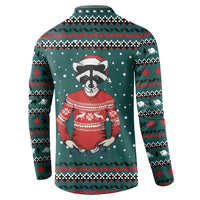A Trashy Christmas Button Sweatshirt Xmas Holiday Patterns - Wonder Print Shop