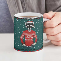 A Trashy Christmas Ceramic Mug Xmas Holiday Patterns - Wonder Print Shop