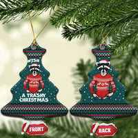 A Trashy Christmas Ceramic Ornament Xmas Holiday Patterns - Wonder Print Shop