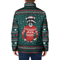 A Trashy Christmas Padded Jacket Xmas Holiday Patterns - Wonder Print Shop