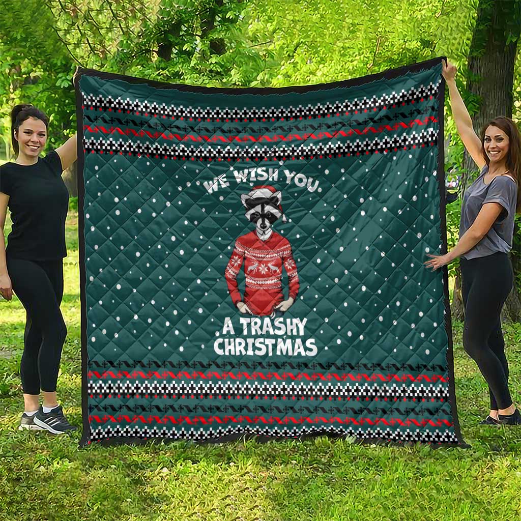 A Trashy Christmas Quilt Xmas Holiday Patterns - Wonder Print Shop