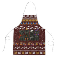 Affenpinscher Dog Halloween Christmas Apron Xmas Holiday Patterns - Wonder Print Shop