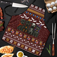 Affenpinscher Dog Halloween Christmas Apron Xmas Holiday Patterns - Wonder Print Shop