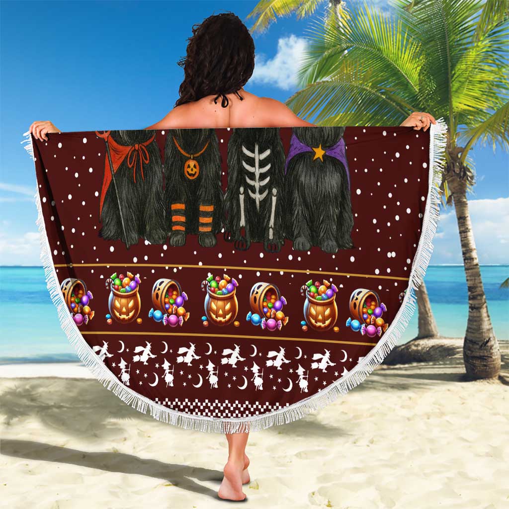Affenpinscher Dog Halloween Christmas Beach Blanket Xmas Holiday Patterns - Wonder Print Shop