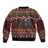 Affenpinscher Dog Halloween Christmas Bomber Jacket Xmas Holiday Patterns - Wonder Print Shop