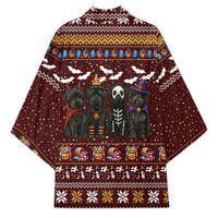 Affenpinscher Dog Halloween Christmas Kimono Xmas Holiday Patterns - Wonder Print Shop