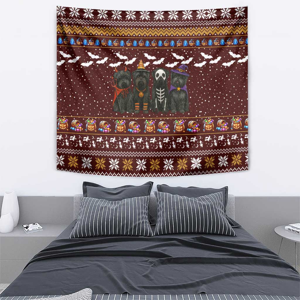 Affenpinscher Dog Halloween Christmas Tapestry Xmas Holiday Patterns - Wonder Print Shop