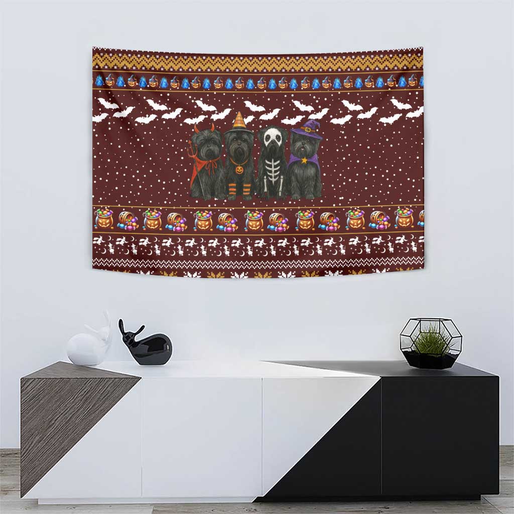 Affenpinscher Dog Halloween Christmas Tapestry Xmas Holiday Patterns - Wonder Print Shop