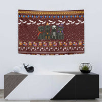 Affenpinscher Dog Halloween Christmas Tapestry Xmas Holiday Patterns - Wonder Print Shop