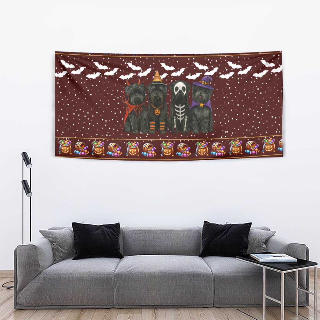 Affenpinscher Dog Halloween Christmas Tapestry Xmas Holiday Patterns - Wonder Print Shop