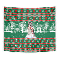 Alaskan Malamute Winter Tree Christmas Tapestry Xmas Holiday Patterns - Wonder Print Shop