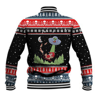 Alien Christmas Baseball Jacket Xmas Holiday Patterns - Wonder Print Shop