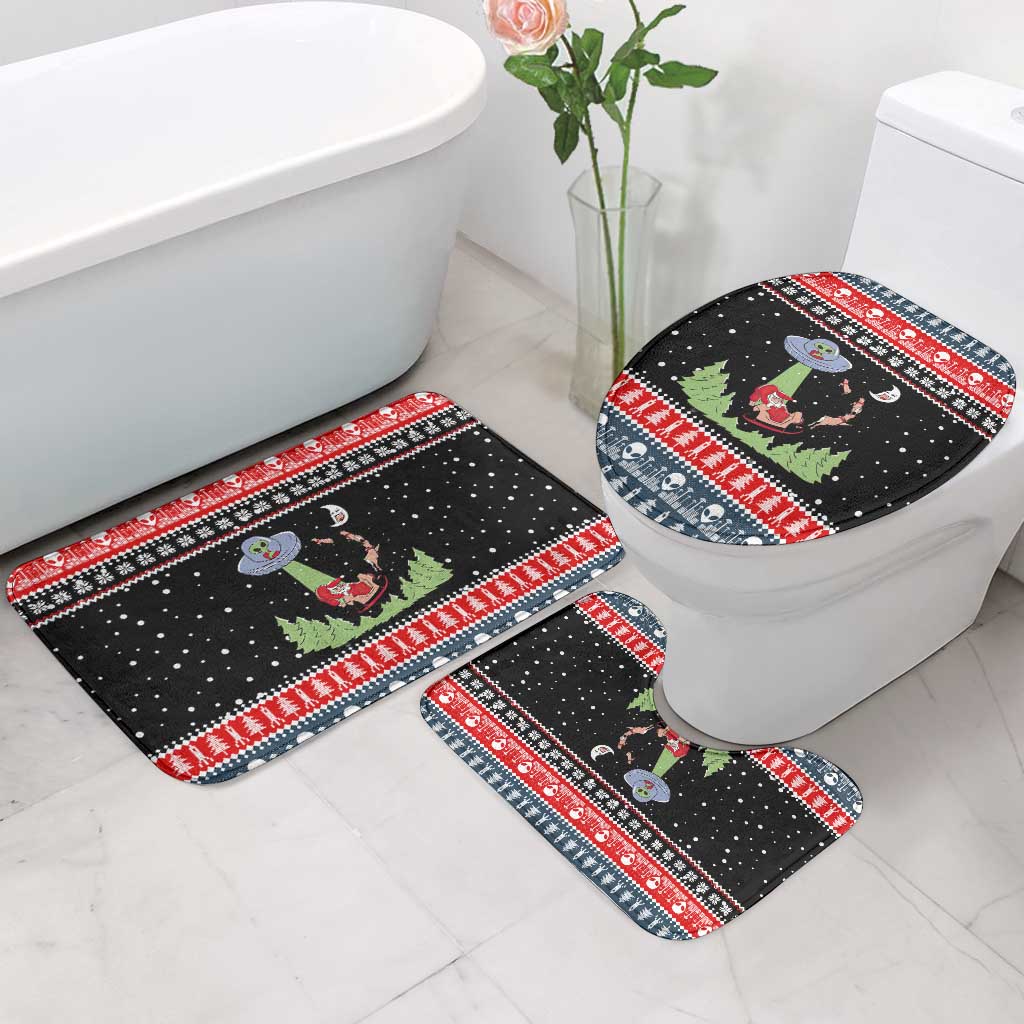 Alien Christmas Bathroom Set Xmas Holiday Patterns - Wonder Print Shop
