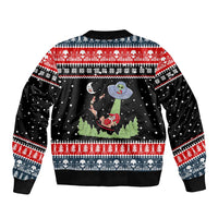 Alien Christmas Bomber Jacket Xmas Holiday Patterns - Wonder Print Shop