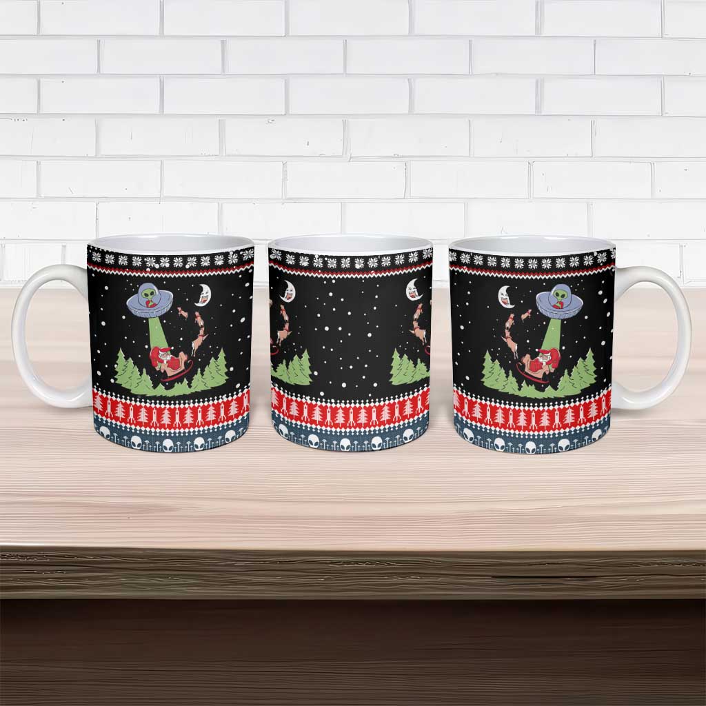 Alien Christmas Ceramic Mug Xmas Holiday Patterns - Wonder Print Shop