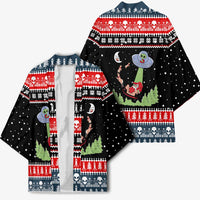 Alien Christmas Kimono Xmas Holiday Patterns - Wonder Print Shop