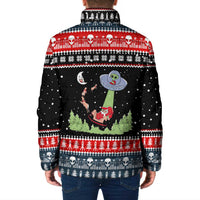 Alien Christmas Padded Jacket Xmas Holiday Patterns - Wonder Print Shop